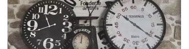 GRANDE HORLOGE MURALE