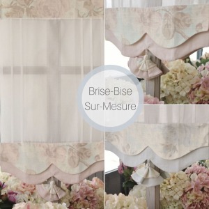 Brise-bises Shabby-chic Sur-mesure